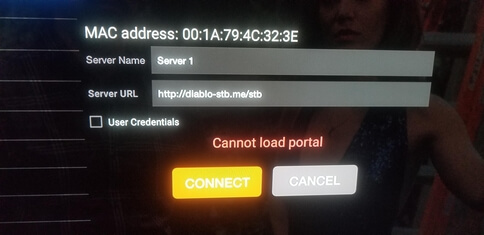 buzz tv cannot load portal