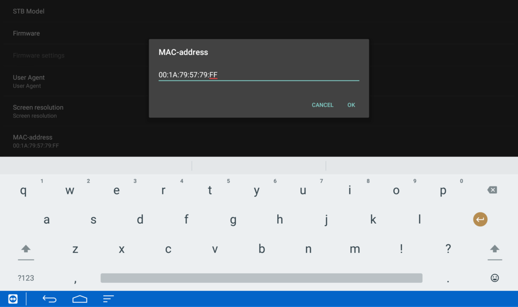 how to check mac address for iptv stalker