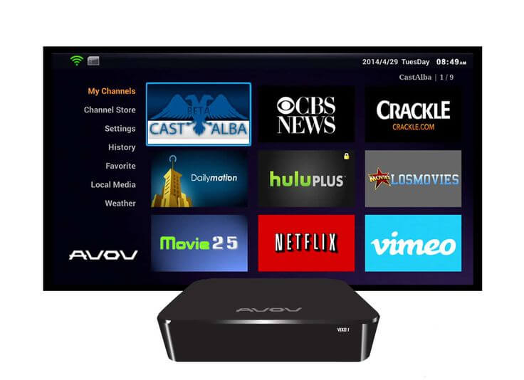 Setup AVOV TV Online